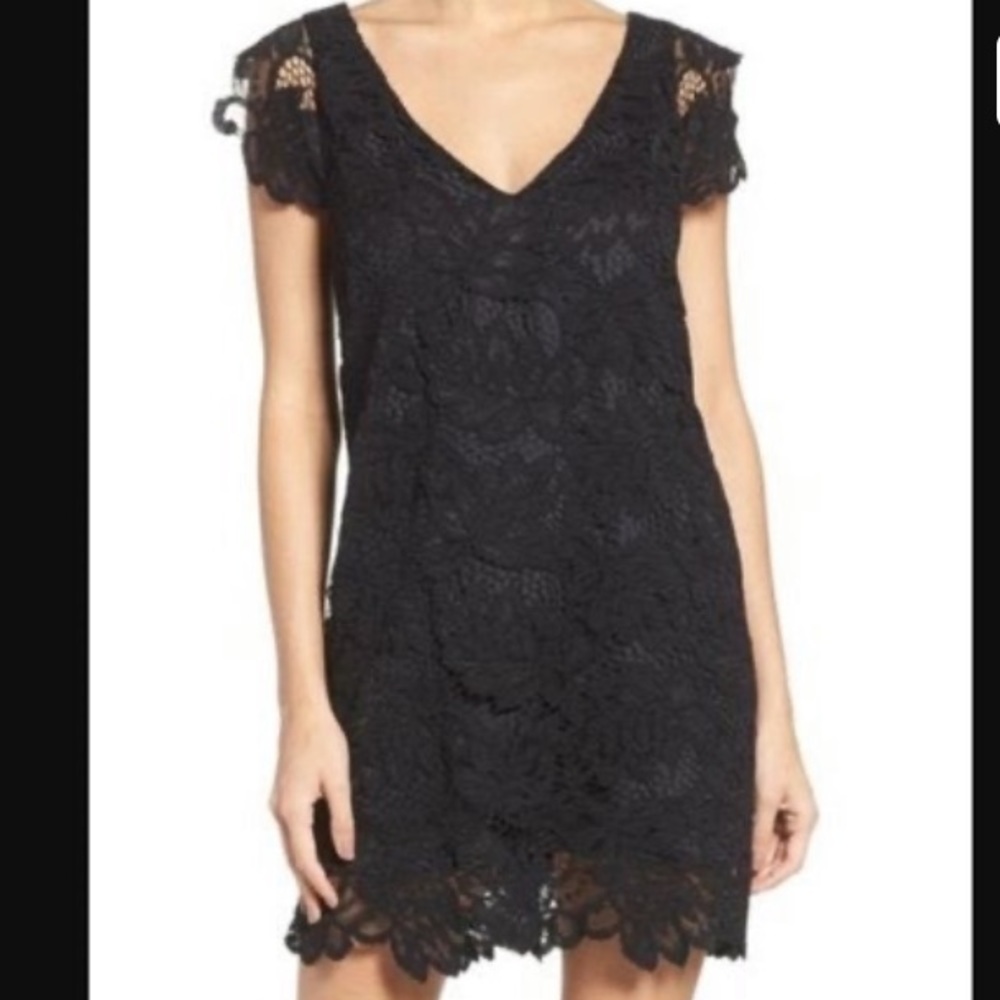 BB Dakota Jacqueline lace shift dress